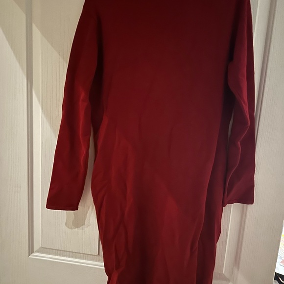 NWT Glistering Mock Neck Dress - Red Sz XL - Perfect for the Holidays!! - Picture 2 of 5